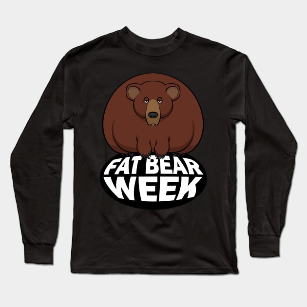 Fat Bear Week Long Sleeve T-Shirt by ChurchOfRobot